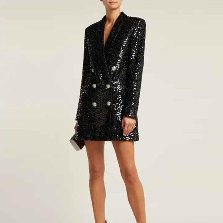 Long Sleeve Sequin Jacket Sale Sequin Cocktail Gown