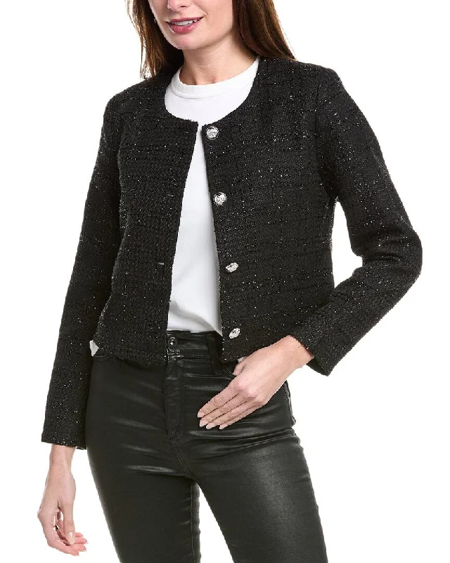 Pascale La Mode Tinsel Crop Jacket Women’s Long Blazer