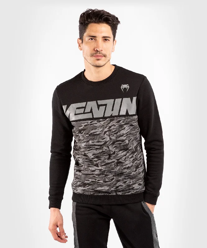 Venum Connect Crewneck Sweatshirt - Black/Dark Camo Women's winter puffer jackets