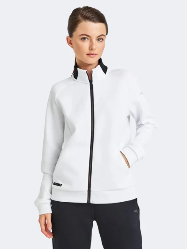 Anta Knit Women Training Jacket White Women's autumn coats and jackets