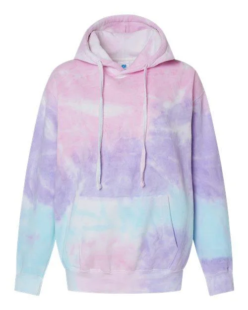 Colortone Tie-Dyed Hooded Sweatshirt 8777 Hooded Sweatshirt for Women