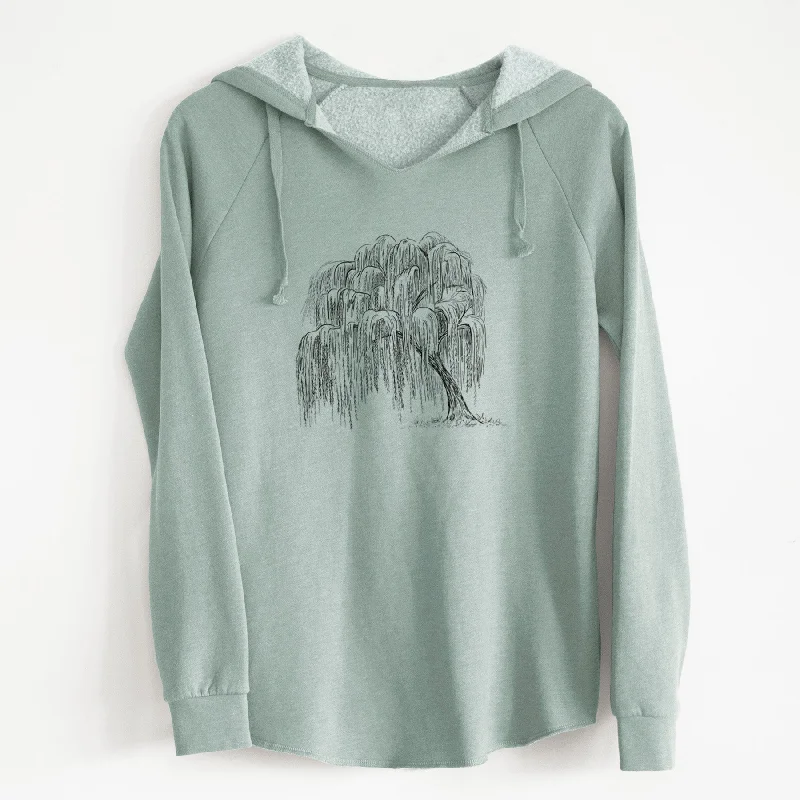 Weeping Willow - Salix babylonica - Cali Wave Hooded Sweatshirt Fleece Hoodies & Sweatshirts