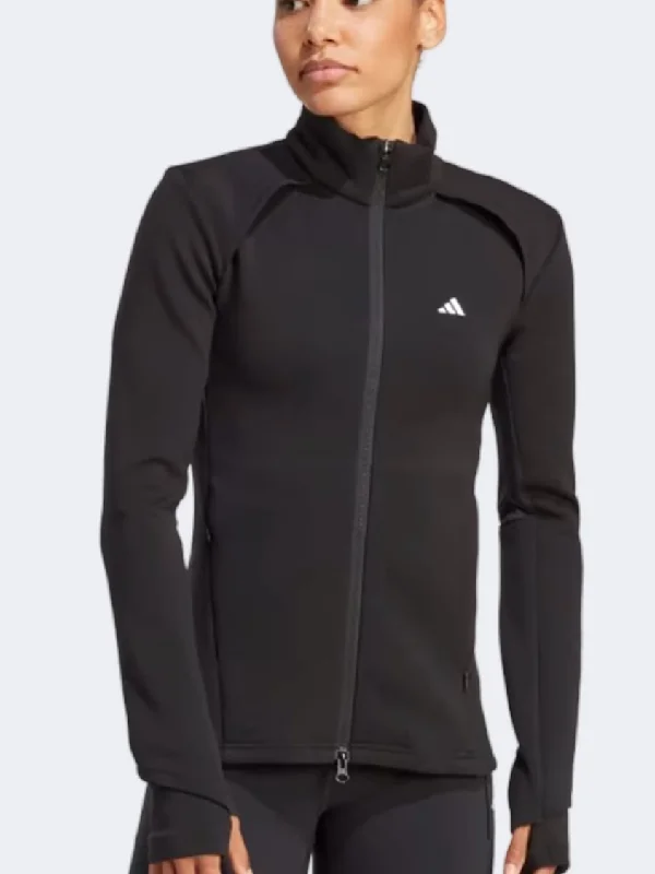 Adidas Cover Up Women Training Jacket Black Women's summer jackets