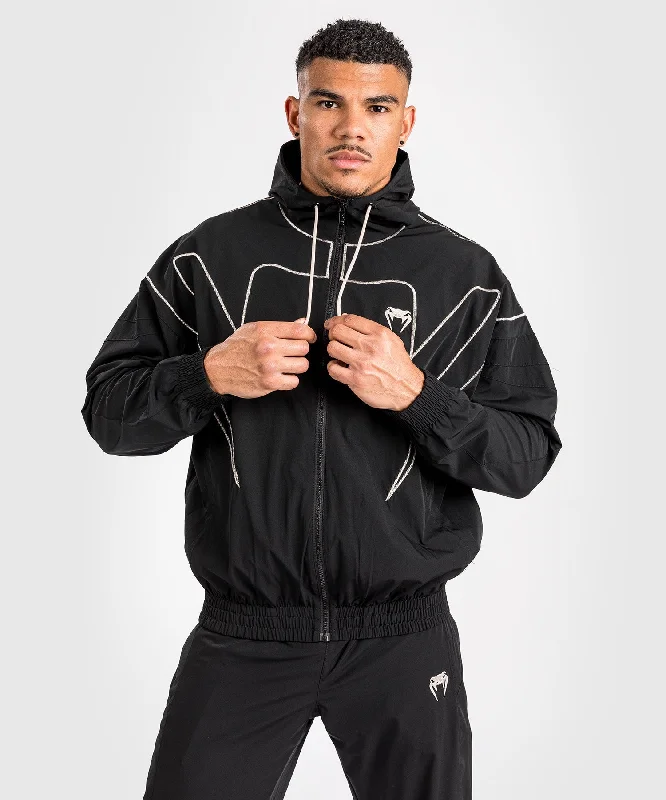 Venum Attack 90 Tracksuit Jacket - Black/White Women's cropped jackets