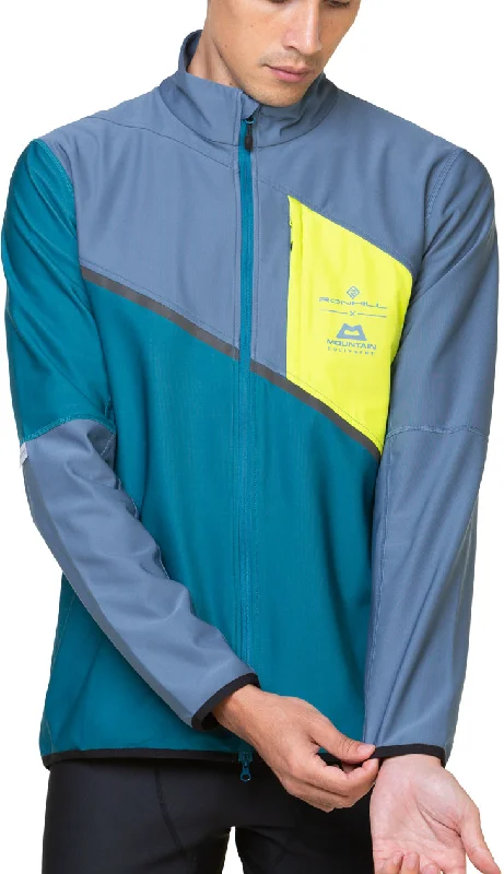 Ronhill Tech GORE-TEX Windstopper Mens Running Jacket - Blue Women's fashion jackets sale