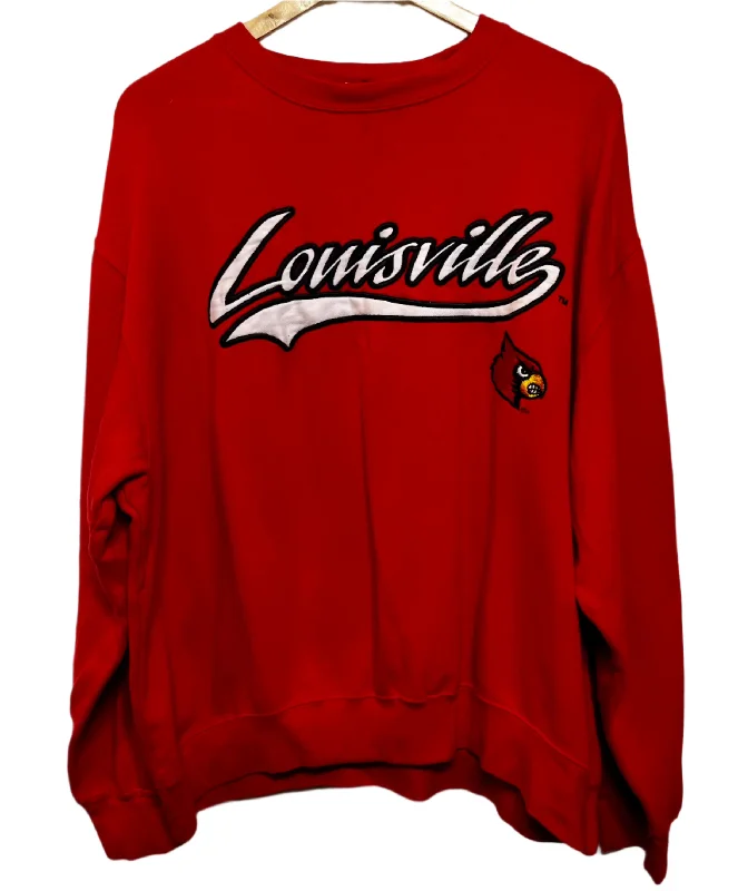 Starter Louisville Cardinals Sweatshirt (Size XL) Cozy Women’s Hoodie