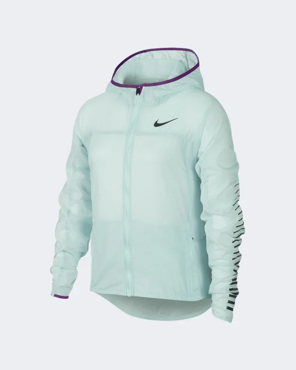 Nike Hooded Kids-Boys Training Jacket Light Green Women's wool jackets