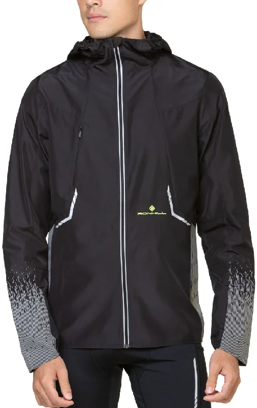 Ronhill Tech Reflect Mens Running Jacket - Black Women's formal jackets