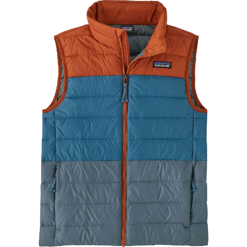 Youth Down Sweater Vest Women's reversible jackets