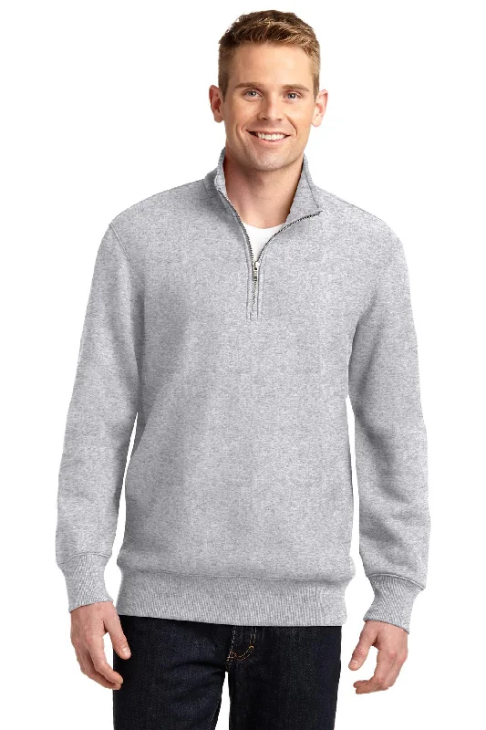 Sport-Tek Super Heavyweight 1/4-Zip Pullover Sweatshirt. ST283 Modern Hoodie Sweatshirt