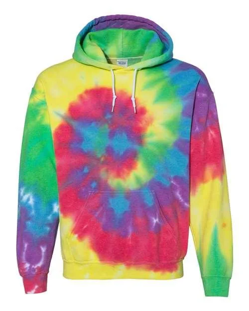 Dyenomite Blended Tie-Dyed Hooded Sweatshirt 680VR Warm Hoodie Sweatshirt