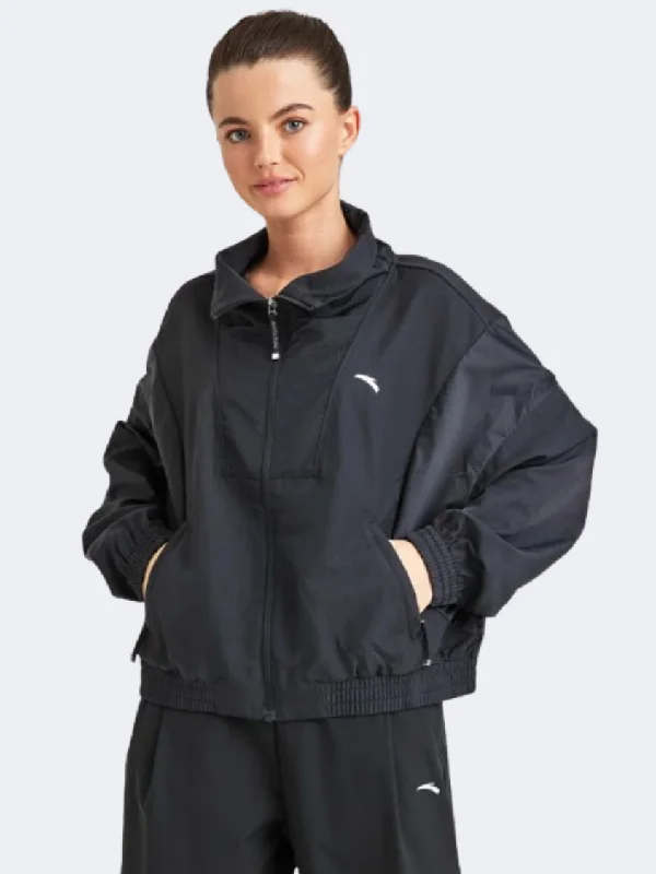 Anta Woven Women Training Jacket Black Women's Zara jackets