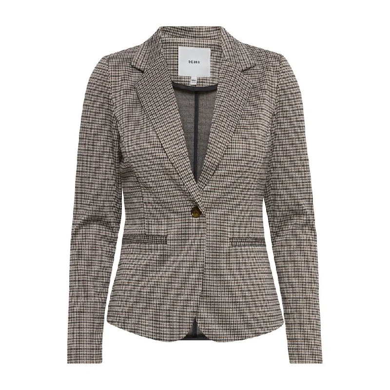 ICHI  Polyester Suits & Women's Blazer Office Ready Blazer