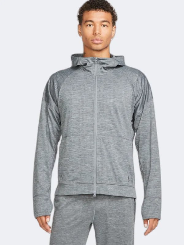 Nike Yoga Men Training Jacket Cool Grey Women's all-season jackets