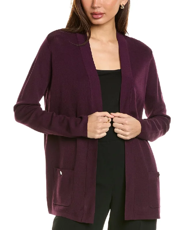 Anne Klein Malibu Cardigan Warmest sweaters for extreme cold