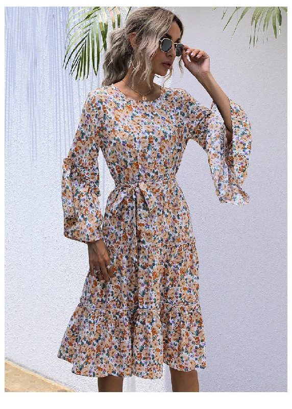 Ditsy Daisy Chiffon Boho Maxi Dress H&M maxi dresses