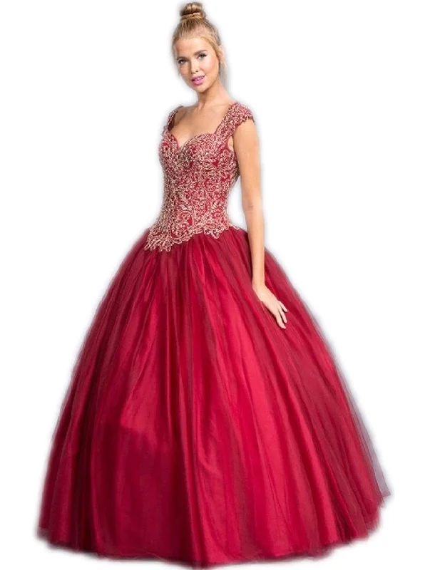 Trevi Collection - Embellished Sweetheart Evening Ballgown Edgy party dresses