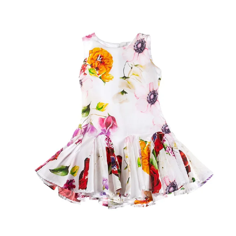 FUN & FUN Girl's BDR3386 Floral Dress - Multi Must-have floral dresses for this season