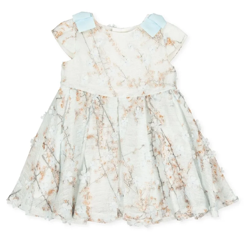 Tutto Piccolo Teal Pastel Floral Dress - Ceramic Lace floral dresses