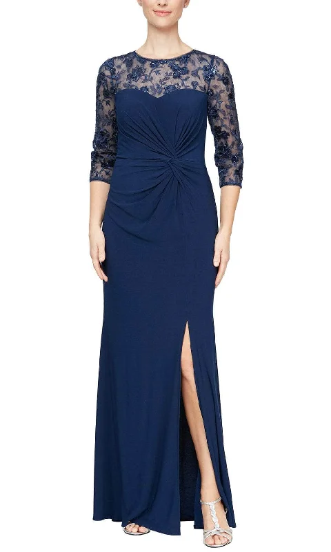 Alex Evenings 81351605 - Illusion Evening Dress Comfortable unclassified dresses