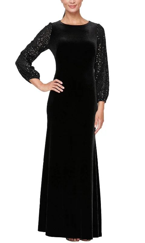 Alex Evenings 81919041 - Bishop Sleeve Evening Dress Lounge unclassified dresses