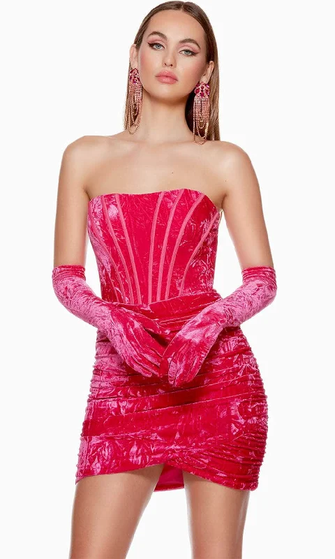 Alyce Paris 4692 - Velvet Homecoming Dress Beaded unclassified dresses