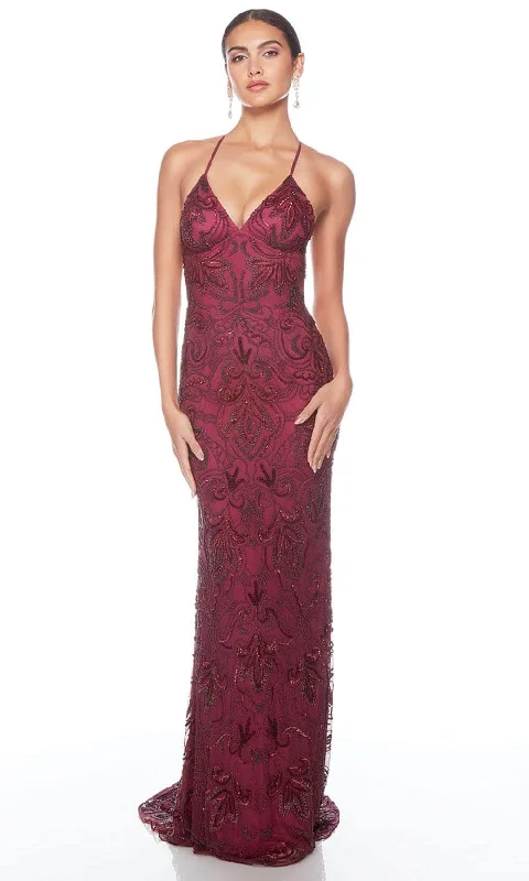 Alyce Paris 88007 - Crisscross Straps Evening Dress Lounge unclassified dresses