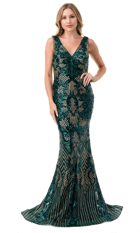 Aspeed Design M2803Y - Mermaid Evening Gown Knitted unclassified dresses