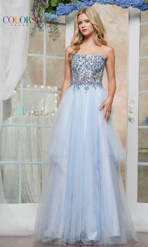 Strapless Pastel Prom Ball Gown: Colors Dress 3475 Club unclassified dresses