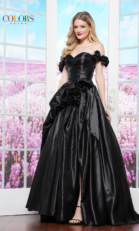 Off-the-Shoulder Prom Ball Gown: Colors Dress 3521 Comfortable unclassified dresses