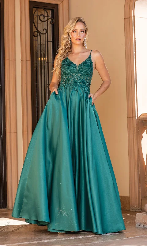 A-Line Ball Gown With Sheer Bodice Engagement unclassified dresses