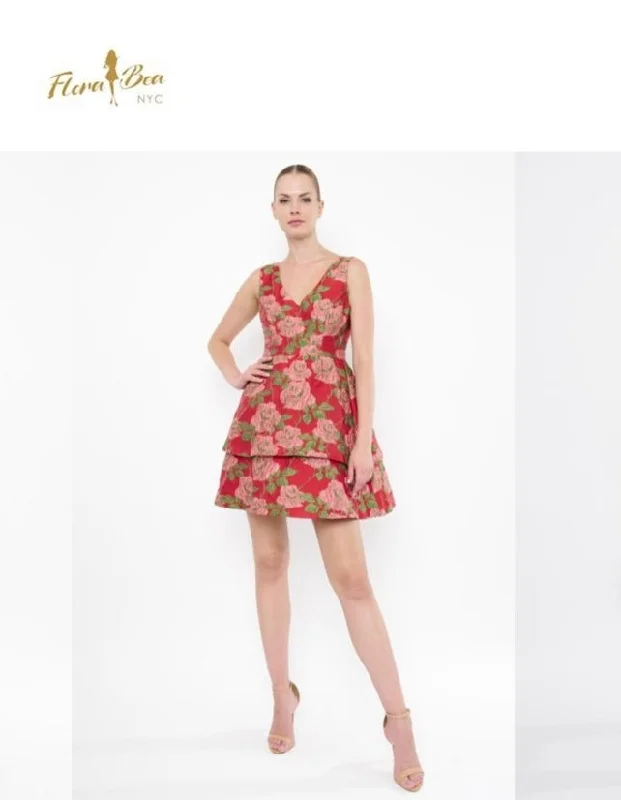 Flora Bea Terina Red Rose Dress Trendy new unclassified dresses