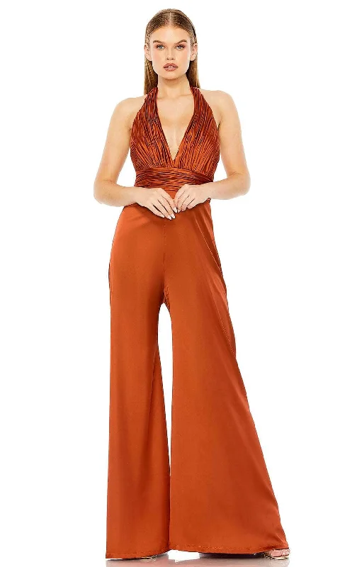 Ieena Duggal 49810 - Halter Jumpsuit Beaded unclassified dresses