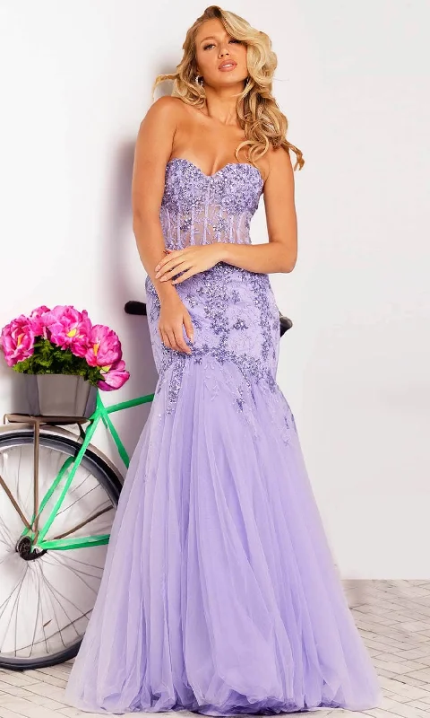 Jovani 37249 - Strapless Embellished Prom Dress Spring unclassified dresses