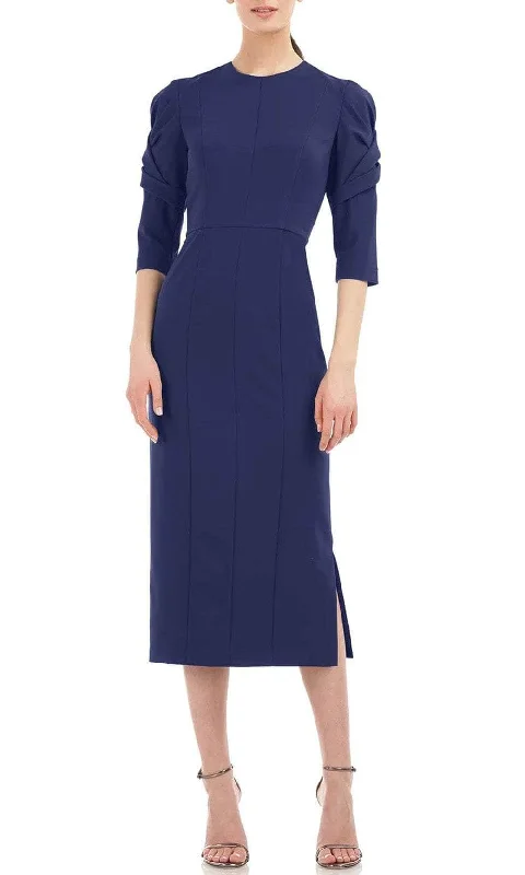 Kay Unger 5518804 - Quarter Sleeve Crepe Dress Casual unclassified dresses