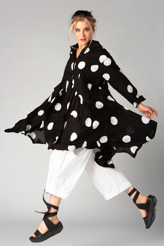 Marco Dress in B&W Dots Delphi Spring unclassified dresses