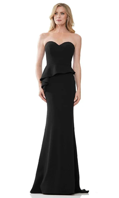 Rina di Montella RD2948 - Peplum Gown Open-back unclassified dresses