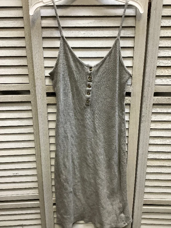 Grey Dress Casual Short American Eagle, Size S Stylish Pleated Skirt